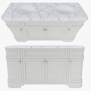 Connaught Floorstanding  Vanity Unit 1600mm 3D