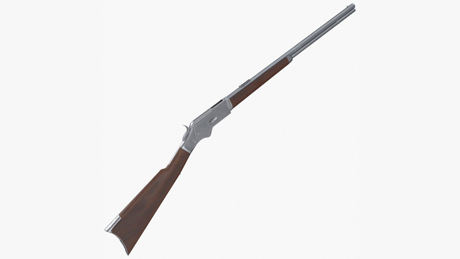Winchester 1873 Lever-action Rifle 3D model preview