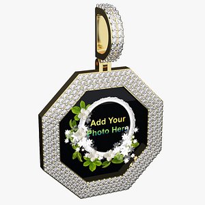 Photo Frame Pendant one  INCH model