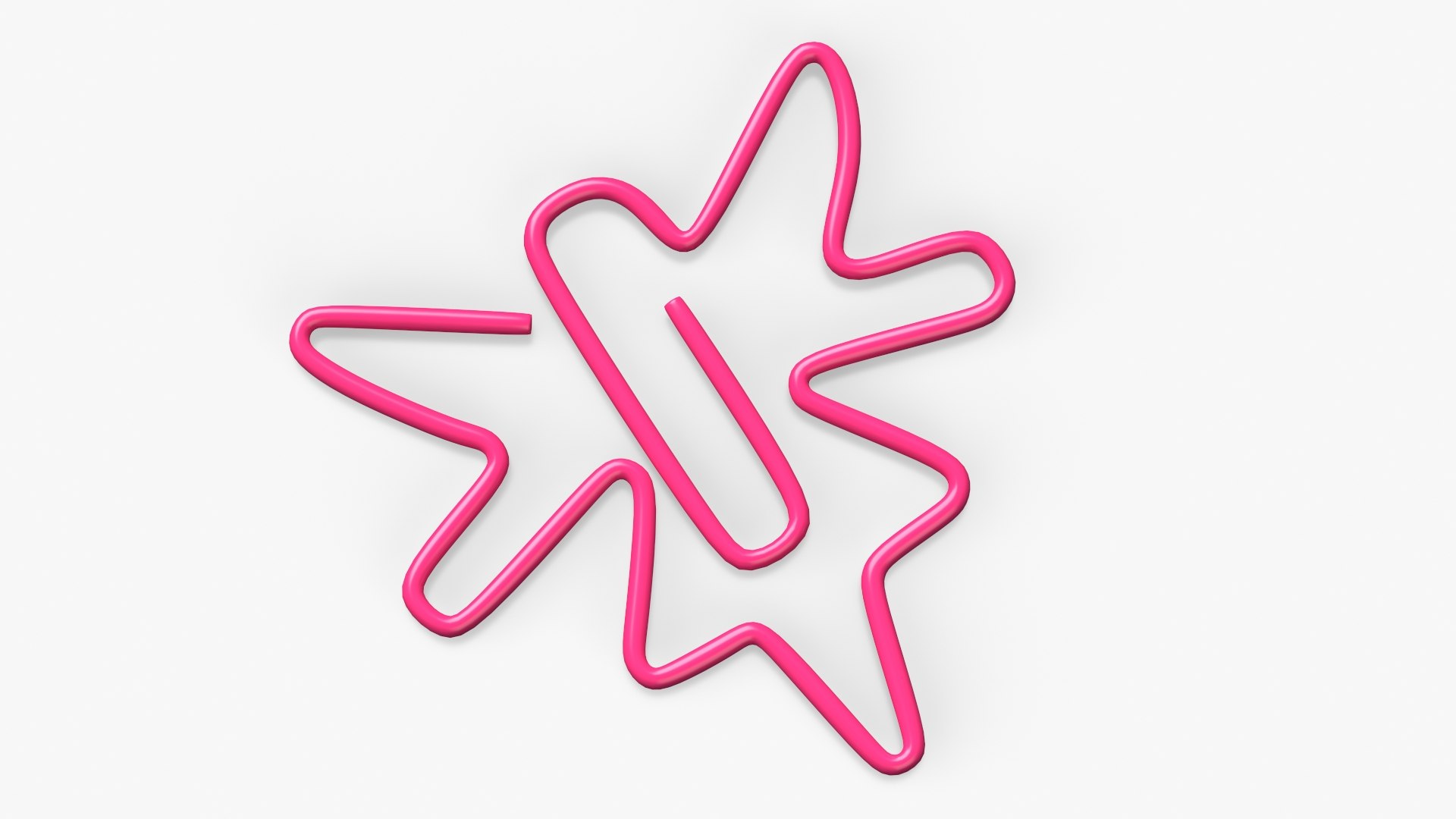 Dragonfly Shaped Paper Clip 3D model preview