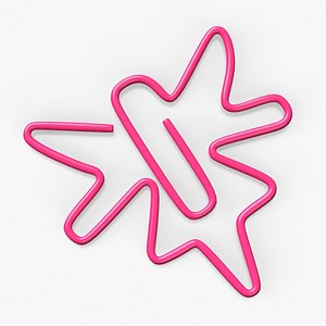 Dragonfly Shaped Paper Clip model