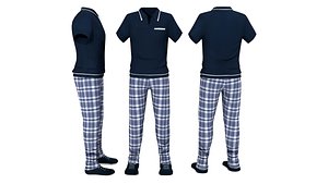 3D Mens Golf Outfit model