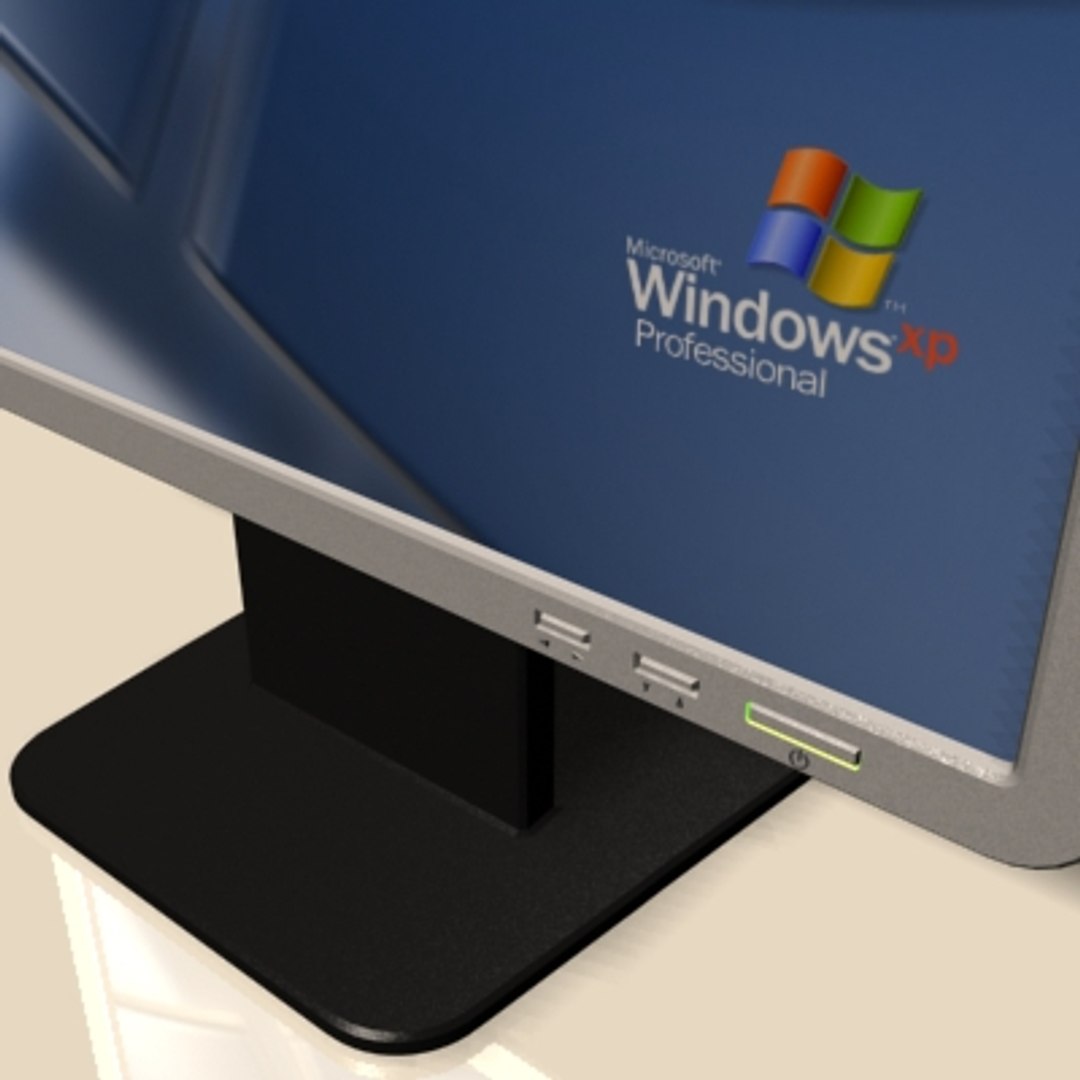 monitor 3d model