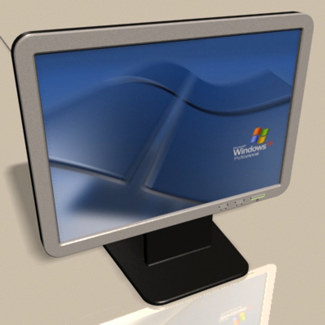 monitor 3d model