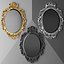 Baroque oval frame