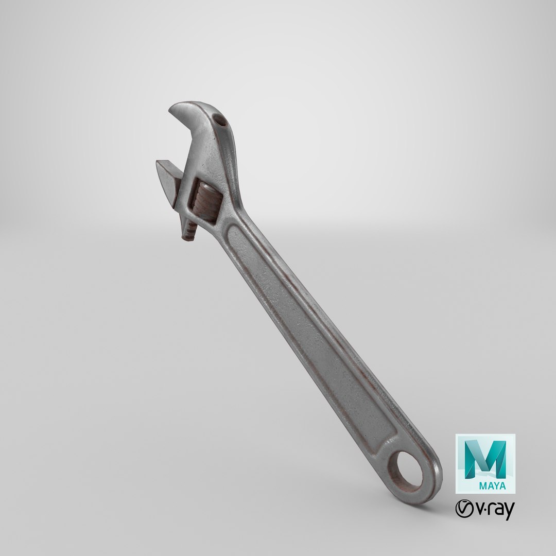 3D Adjustable Wrench Rustey model https://p.turbosquid.com/ts-thumb/wz/8Z9o1g/KF/stemcell_maya_vray_render/png/1694248118/1920x1080/fit_q87/b784ef7c1fe9f33b04ec31cbc5f15bee5cd452e5/stemcell_maya_vray_render.jpg