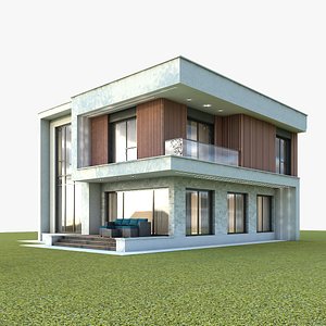 3D Modern Villa 6