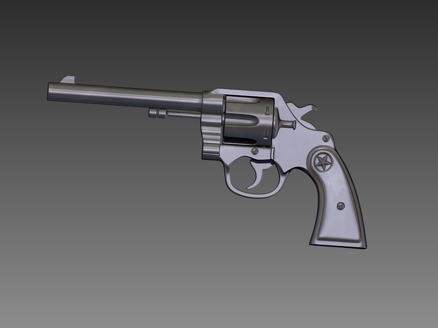 3d Model Big Gun