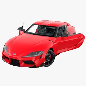 toyota supra 2019 rigged model