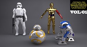 3D starwars vol-01