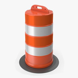 3D Traffic Drum model