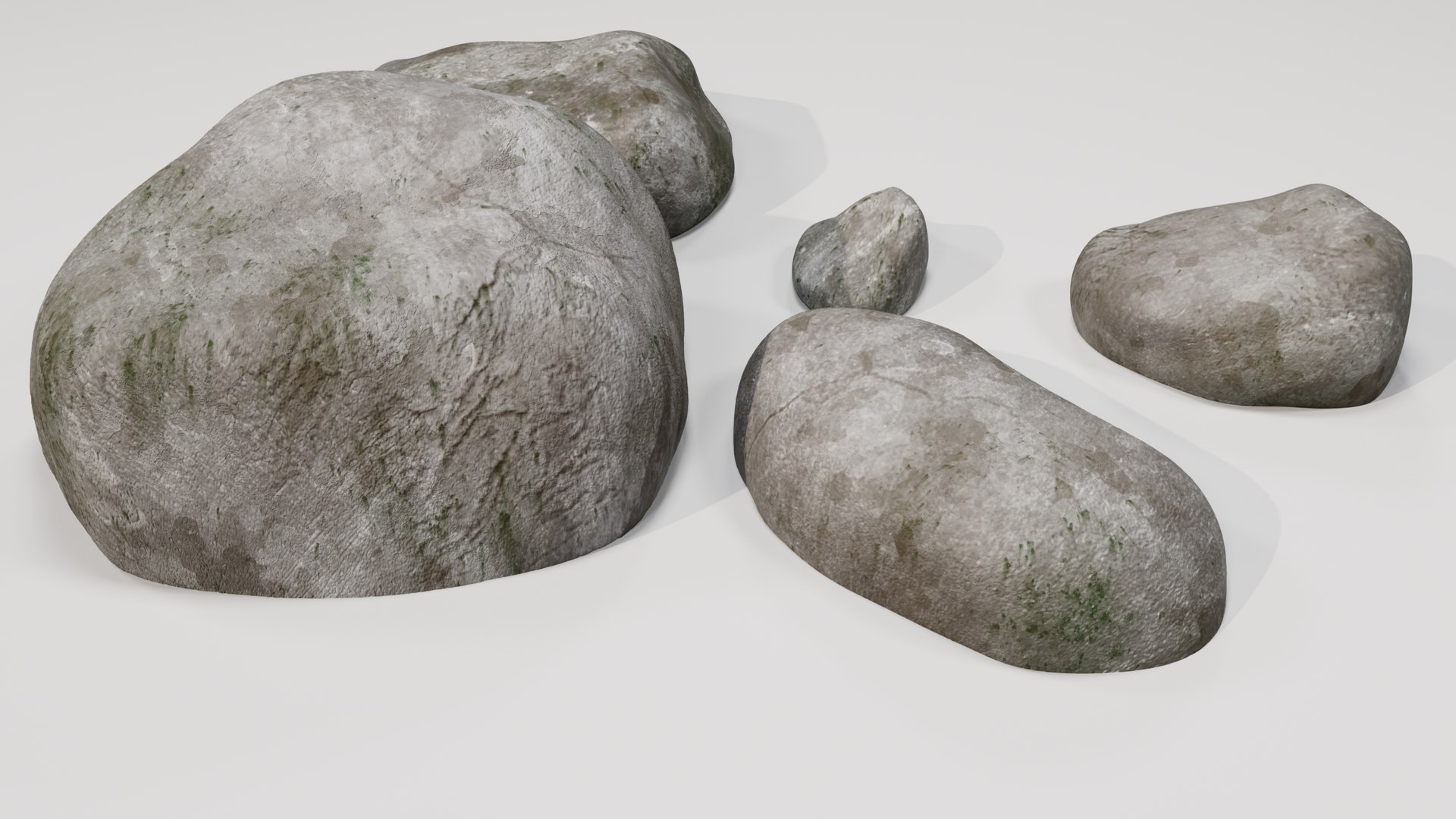 3D Small River Rocks Pack Model - TurboSquid 2280510