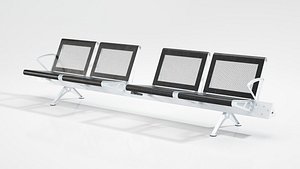 3D model waiting bench