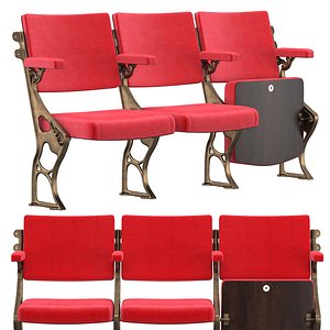 Cinema seats 3D model