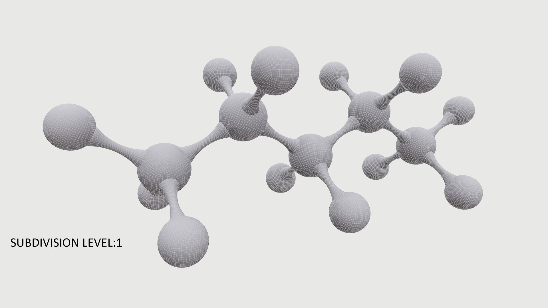 3d Model Pentane Molecule With Pbr 4k 8k Turbosquid 1945140