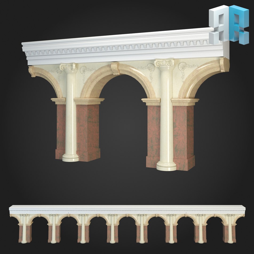 Architectural Modules 3d Model