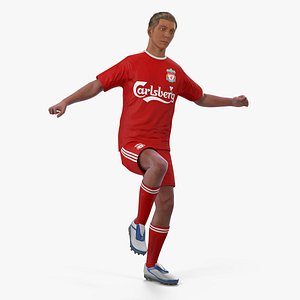 3D model soccer football player liverpool