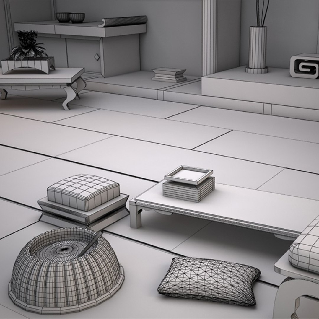 3d Interior Japanese Room