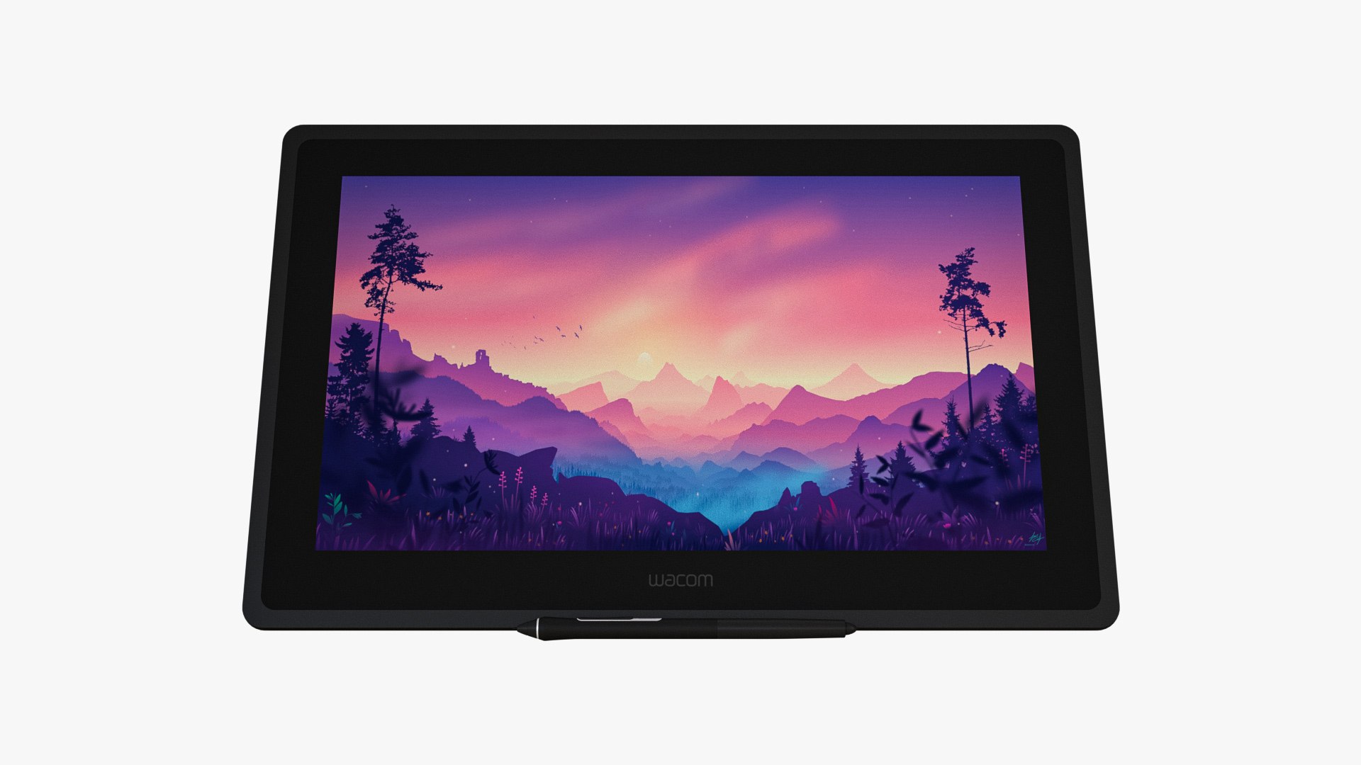 3D Wacom Cintiq 22 Set - TurboSquid 2103987