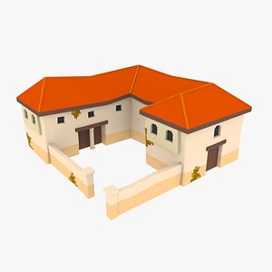 LowPoly Rome House