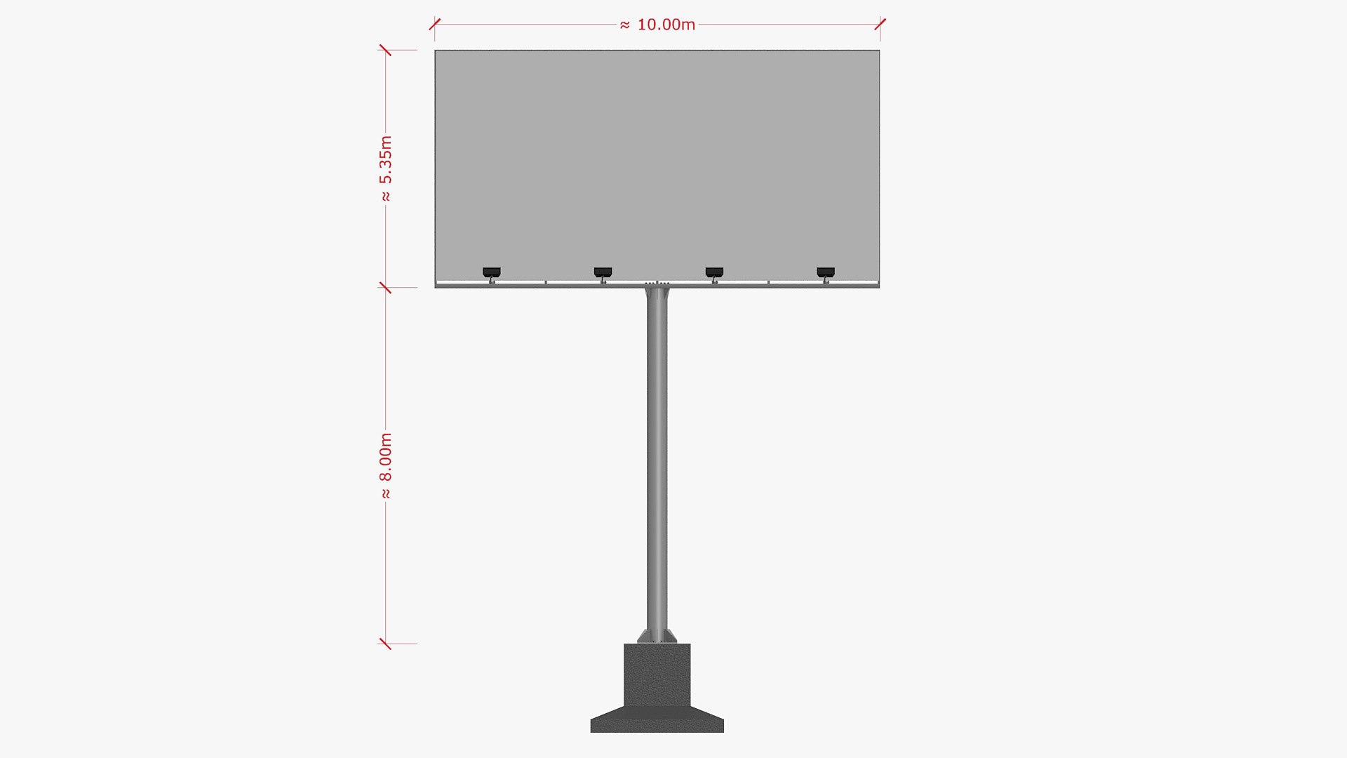 3D Billboard Model - TurboSquid 2069608