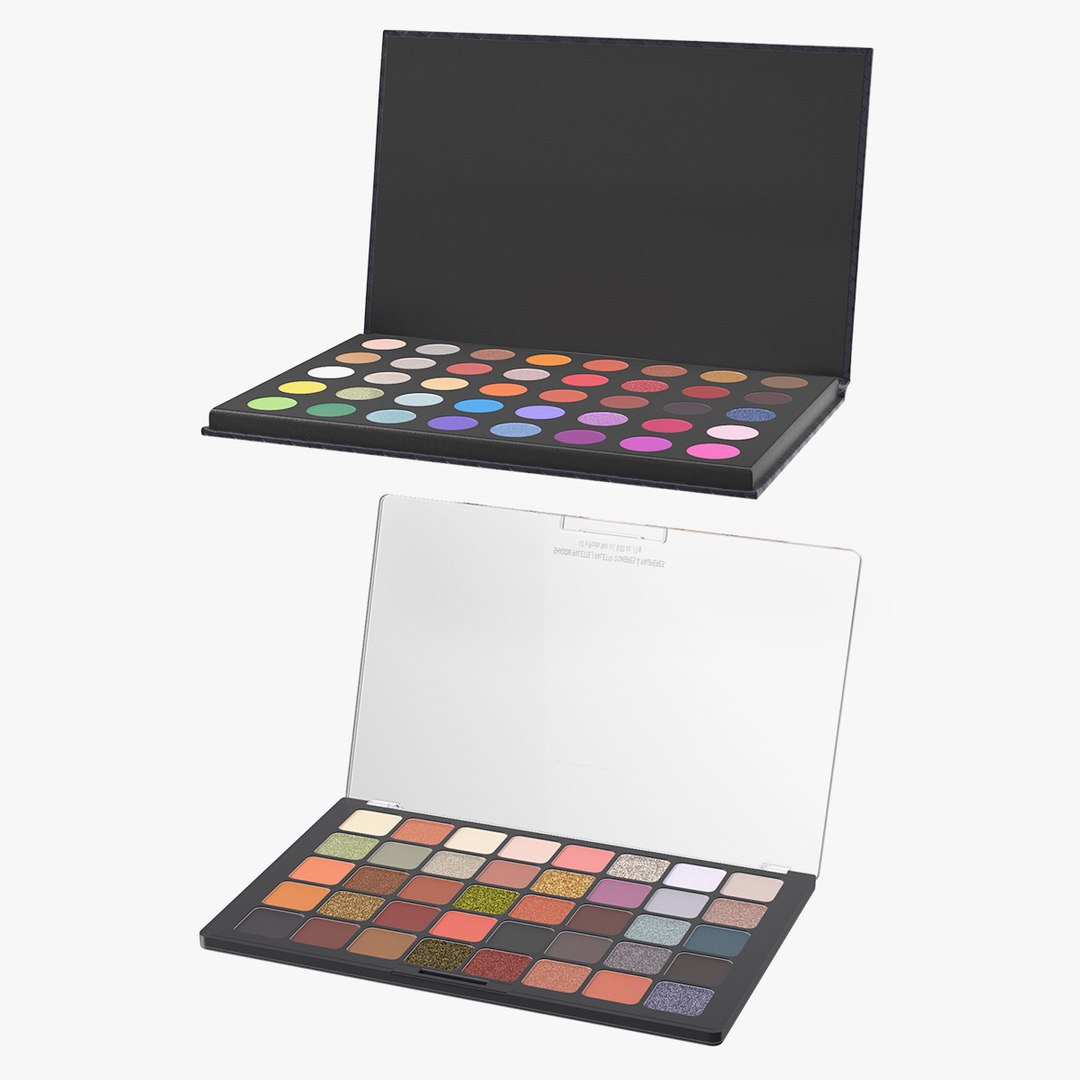 Eyeshadow Makeup Palettes Collection 3D model preview