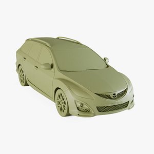 3D Mazda 6 Wagon 2011 model