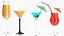 Bicchieri cocktail margarita martini vino champagne succo(1)