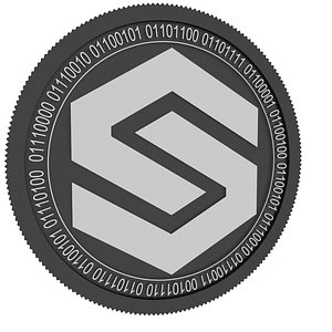 shieldcure black coin 3D model