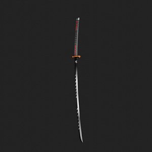 Demon Slayer Kyojuro Rengoku Sword Katana Kimetsu no Yaiba 3D model 3D  printable