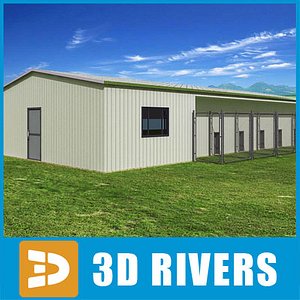 kennel race dogs 3d 3ds