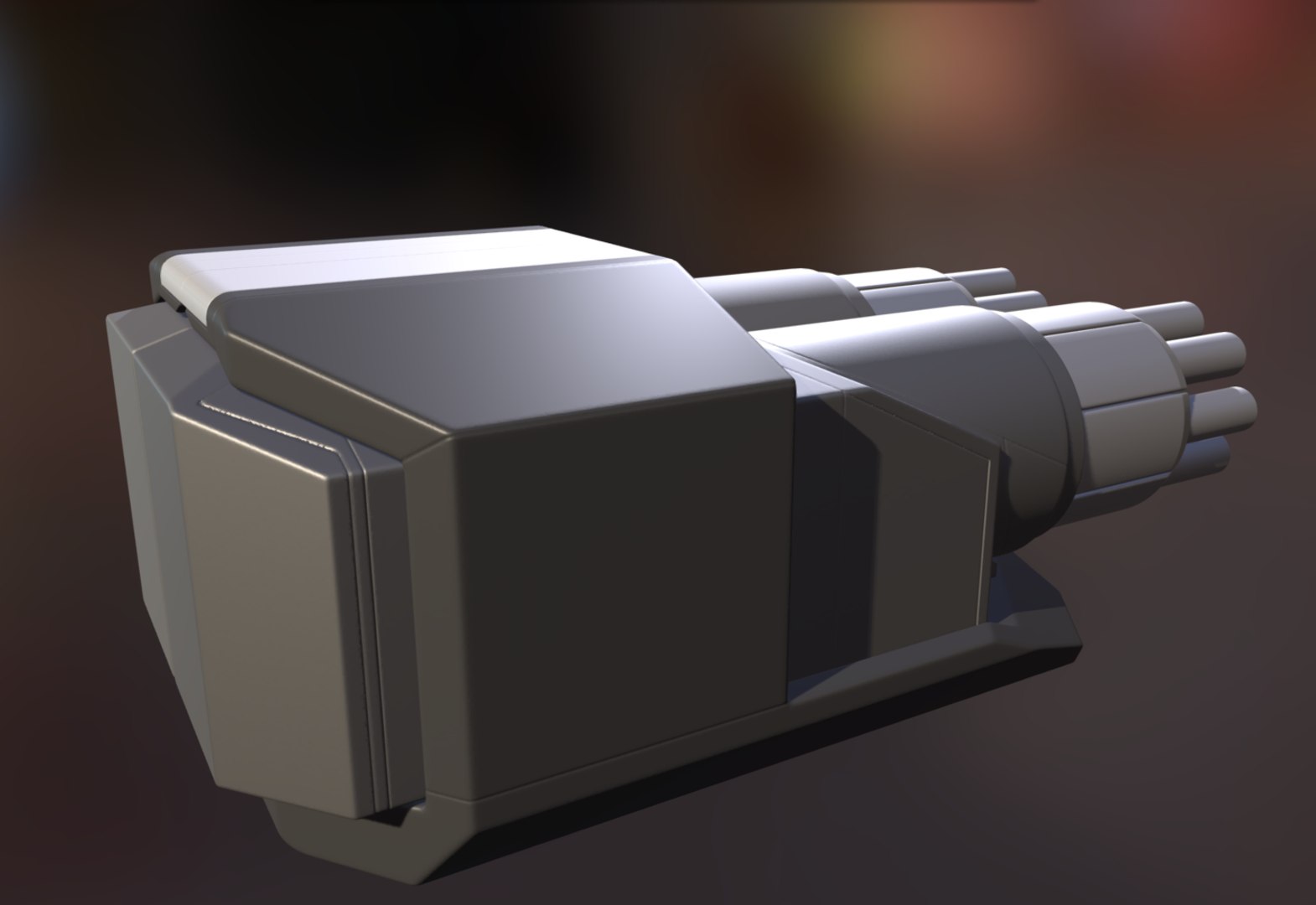 3d gatling gun module