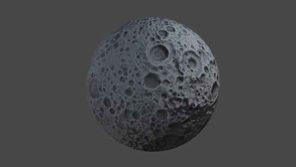 Cartoon moon 3D - TurboSquid 1291055