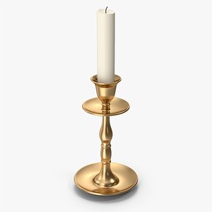 Gold Candle Holder