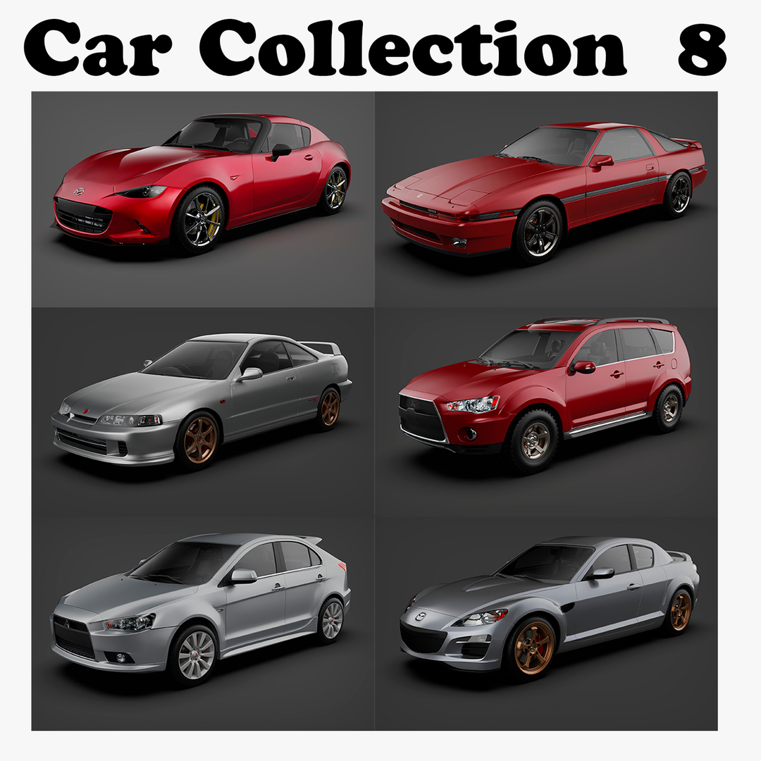 Car Collection 83Dモデル TurboSquid 1945772