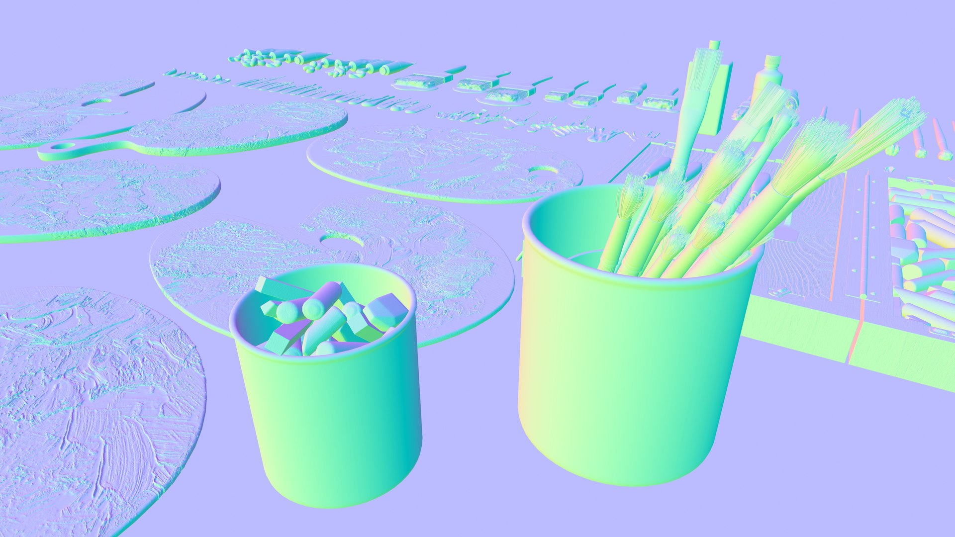 3D model Artist Studio Pack 400 - Art Supplies https://p.turbosquid.com/ts-thumb/x0/LGedXo/ji/artiststudiopack400artsupplies23/jpg/1753681299/1920x1080/fit_q87/50dda9bd22dba9eef49351874935c1d07c985e5f/artiststudiopack400artsupplies23.jpg
