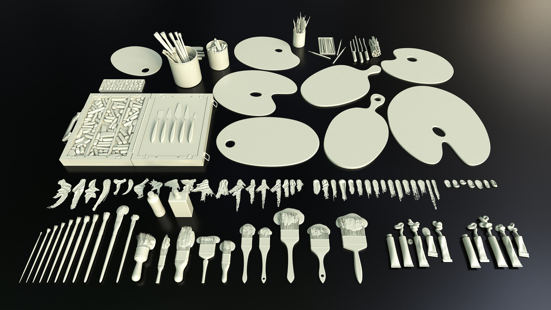3D model Artist Studio Pack 400 - Art Supplies https://p.turbosquid.com/ts-thumb/x0/LGedXo/ku/artiststudiopack400artsupplies4/jpg/1753681290/1920x1080/fit_q87/e17ce0b70b1bfb1751b28784d09736b876b681f5/artiststudiopack400artsupplies4.jpg