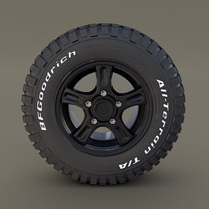 offroad alloy wheel 3D model