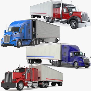 Semi Trucks and Trailers Collection