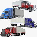 Semi Trucks and Trailers Collection