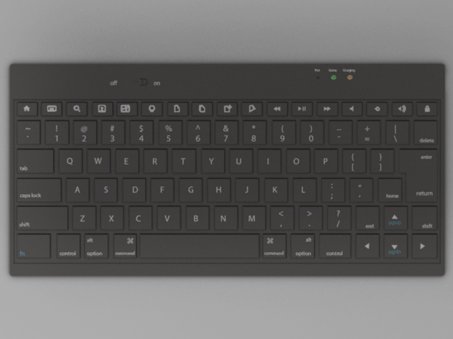 3d Wireless Bluetooth Keyboard Model