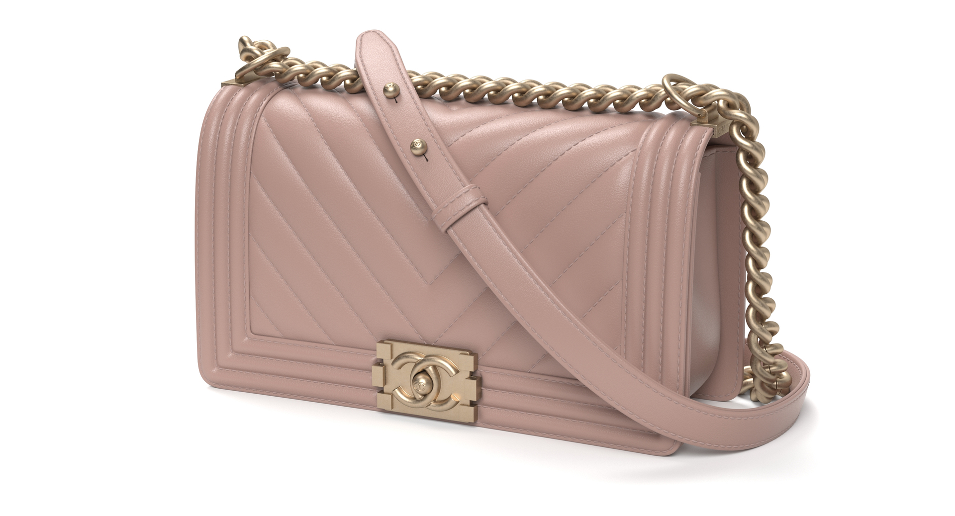 Chanel boy handbag 3D - TurboSquid 1667703