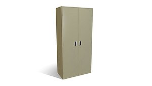 3D model metal cabinet realistic
