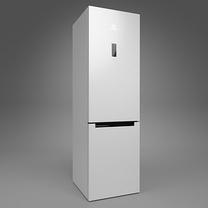 3D model interior indesit fridge df