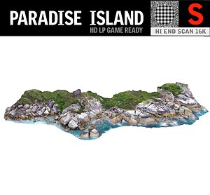 3D paradise island