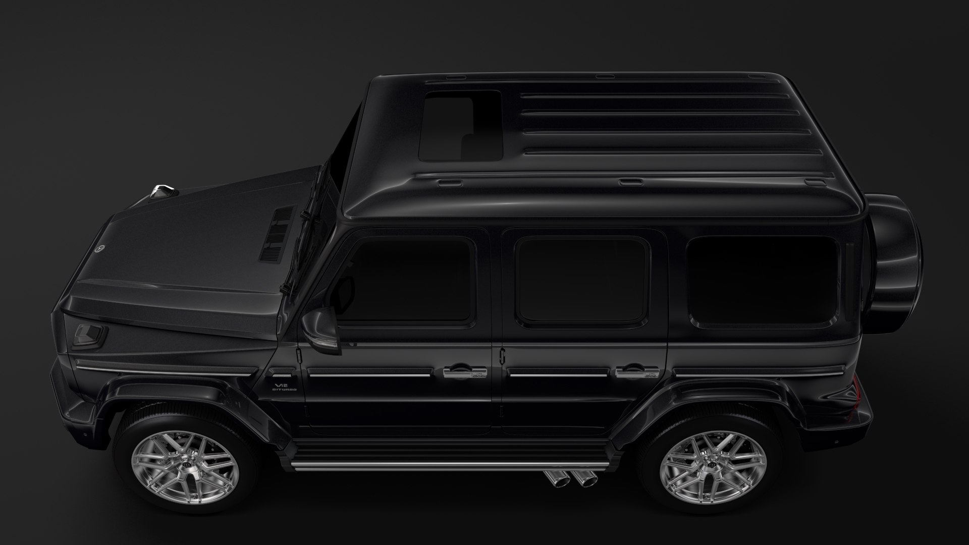 Brabus G 65 W464 3D Model - TurboSquid 1312781