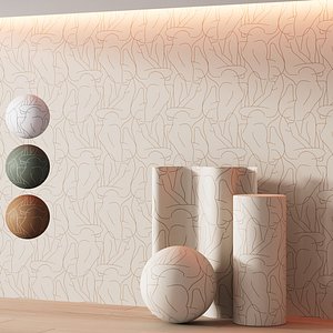 3D 484 wallpaper academie by CASADECO 4 color options