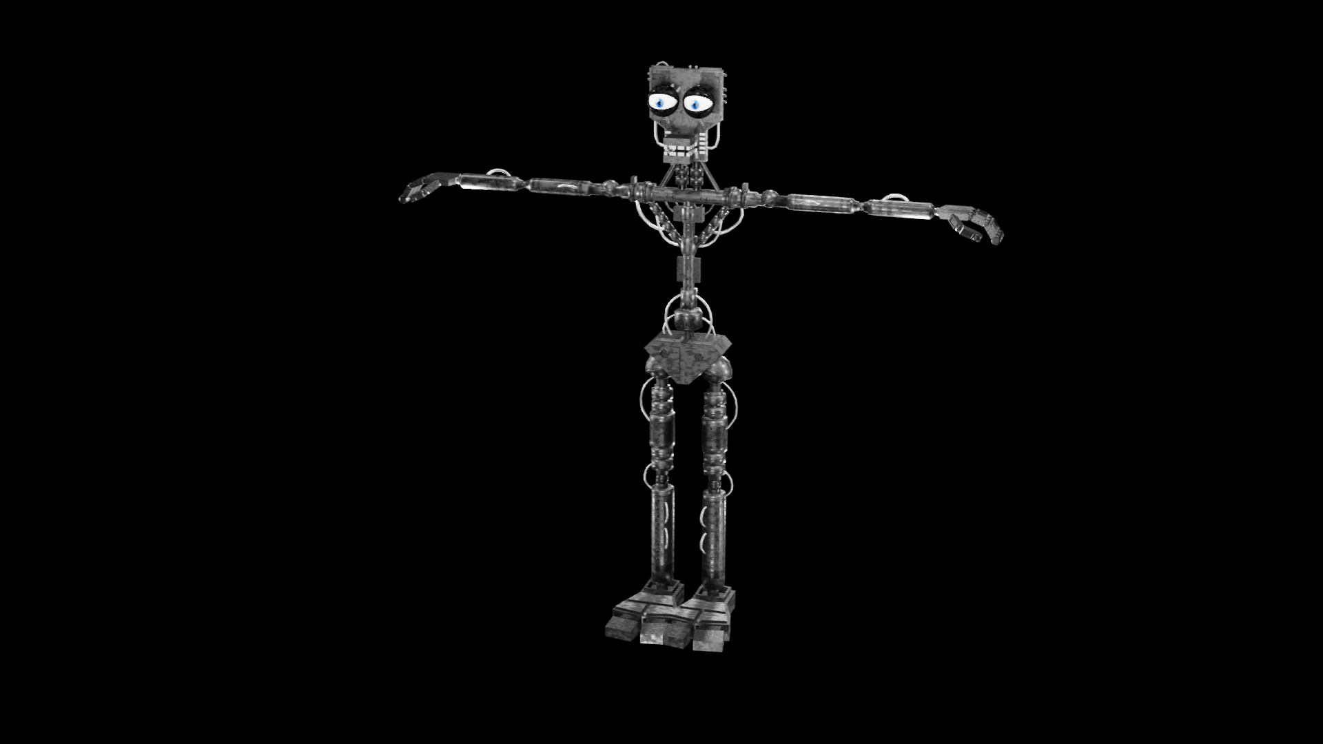 3D Fnaf 1 Endoskeleton Model - TurboSquid 2119505