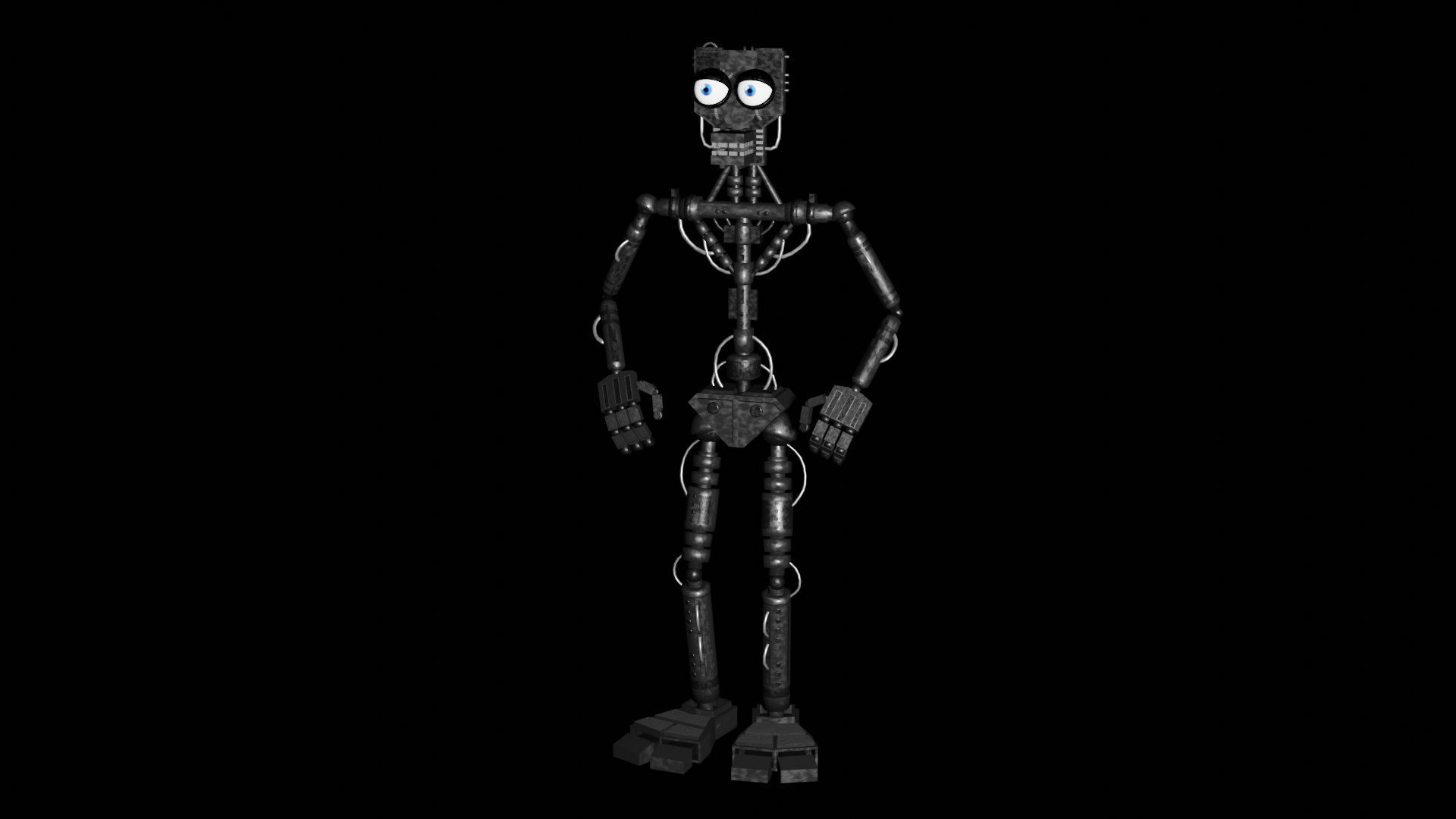 3D Fnaf 1 Endoskeleton Model - TurboSquid 2119505