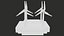 Site de ferme éolienne de dessin animé Lowpoly PBR